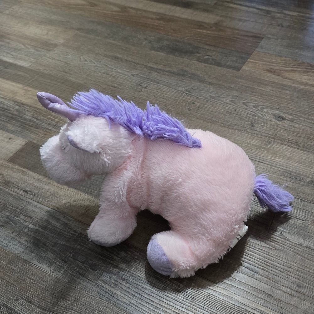 Pillow Charms Magical Unicorn Plush Folding Pillow Pink Purple Small 2013 - Picture 4 of 10